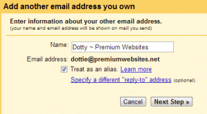 Adding Email Address Form Step 5