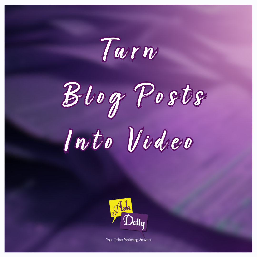 Blog Posts Into Video