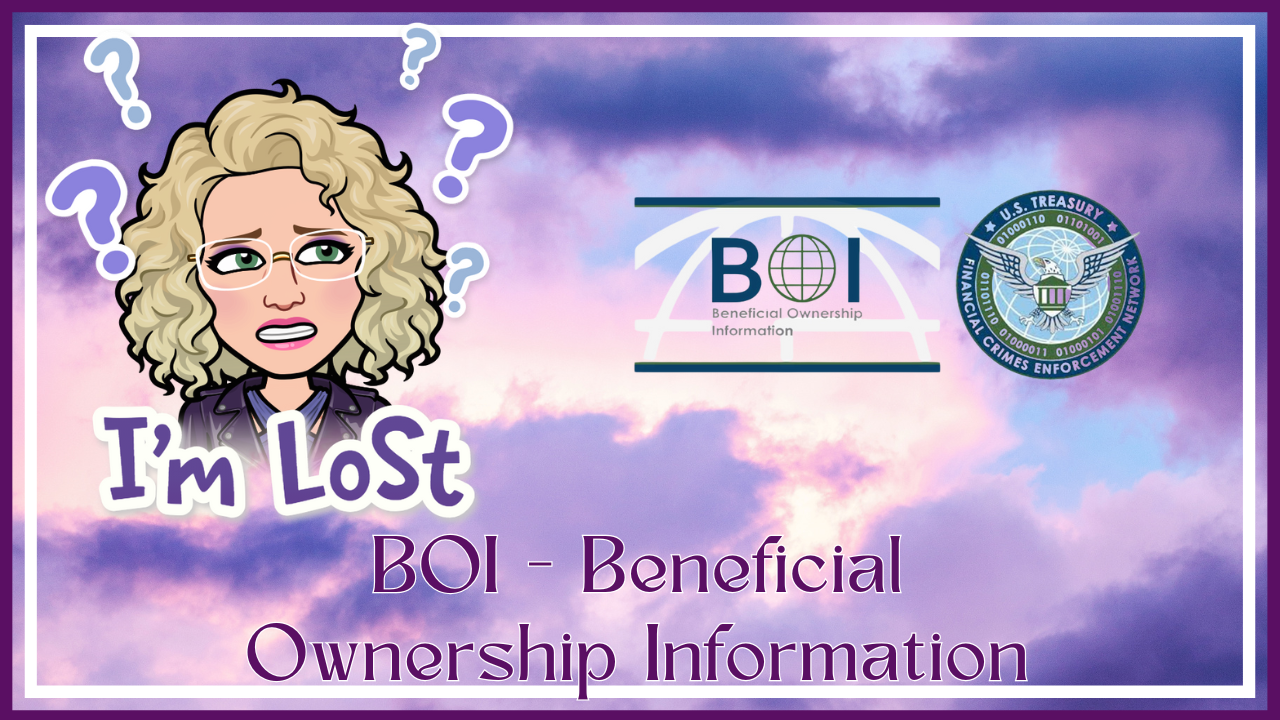 BOI - Beneficial Ownership Information